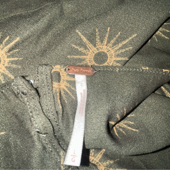 Free People Through the Night Green Sun Halter Top Size‎ L - Picture 10 of 11